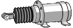 Фотография Цилиндр поршневой BZ1200 80mm KNORR - BREMSE I35800