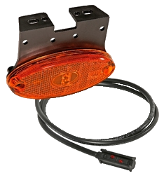 Фотография Боковой фонарь оранж.с кранштейном 1000 mm FLATPOINT II LED Aspock 312364097