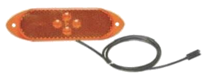 Фотография Фонарь габаритный боковой с кабелем 1500мм Vignal 104109